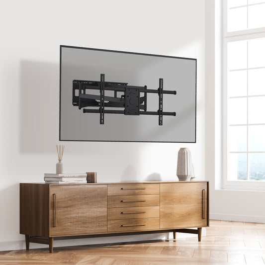 Full Motion Extra Extension TV mount for 43-90"