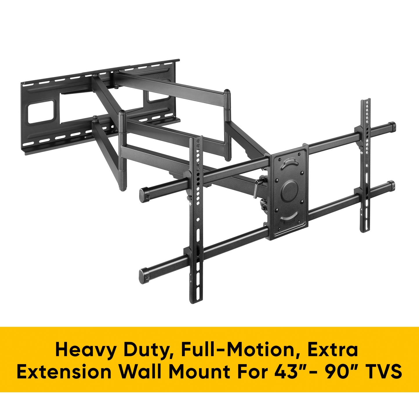 Full Motion Extra Extension TV mount for 43-90"