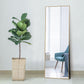 Gold 65 x 22 In Metal Stand full-length mirror