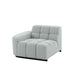 Modern Sectional Sofa 3-Piece Set, White