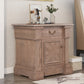 Nightstand, End Table, Accent Cabinet with 1 Drawer and Cabinet Door with USB Charging Ports